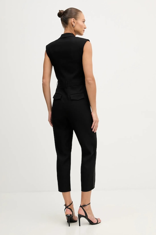 Ρούχα Μαντήλι από συνδυασμό μαλλιού Sisley 41FQLT00S μαύρο