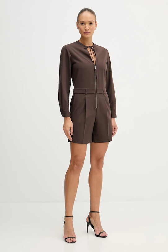 Ολόσωμη φόρμα Sisley 4RRVLT00R καφέ AW25