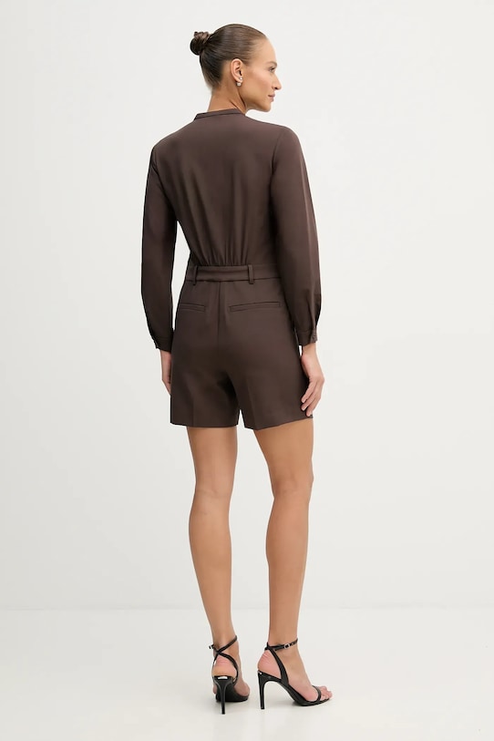 Odzież Sisley kombinezon 4RRVLT00R brązowy