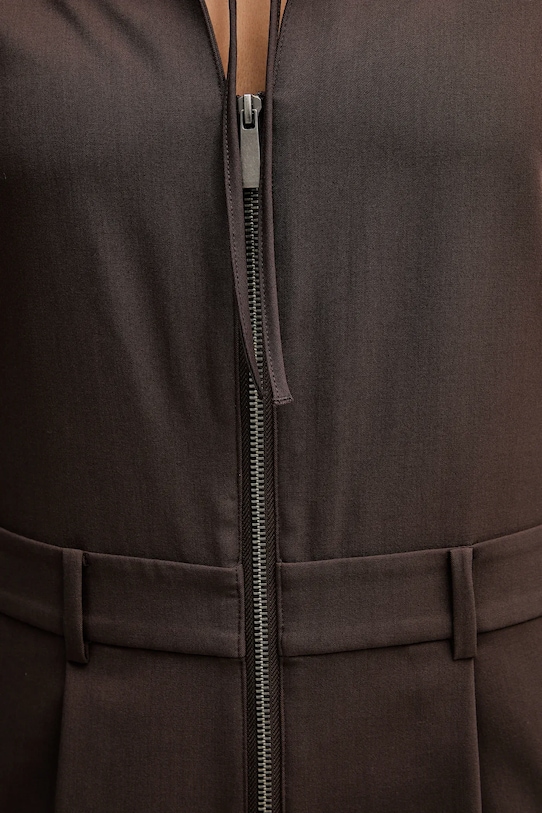 Sisley kombinezon 4RRVLT00R brązowy