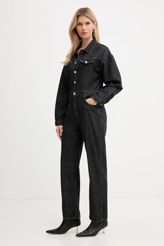 Haveone kombinezon jeansowy YGZ.P007 czarny AW25