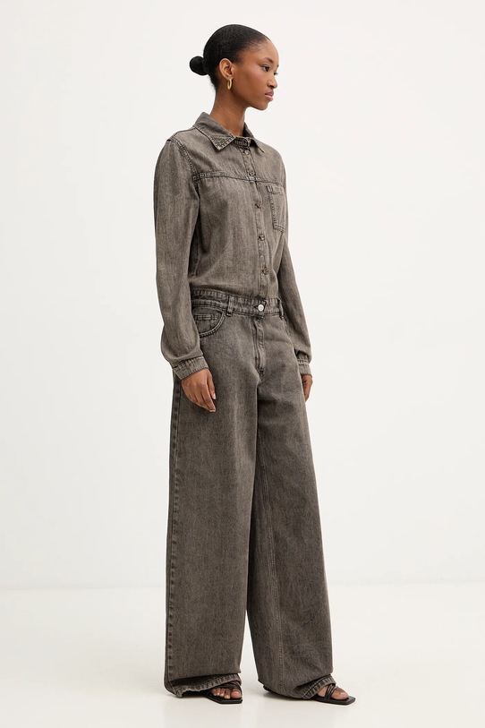 Haveone kombinezon jeansowy YGZ.P009 szary AW25