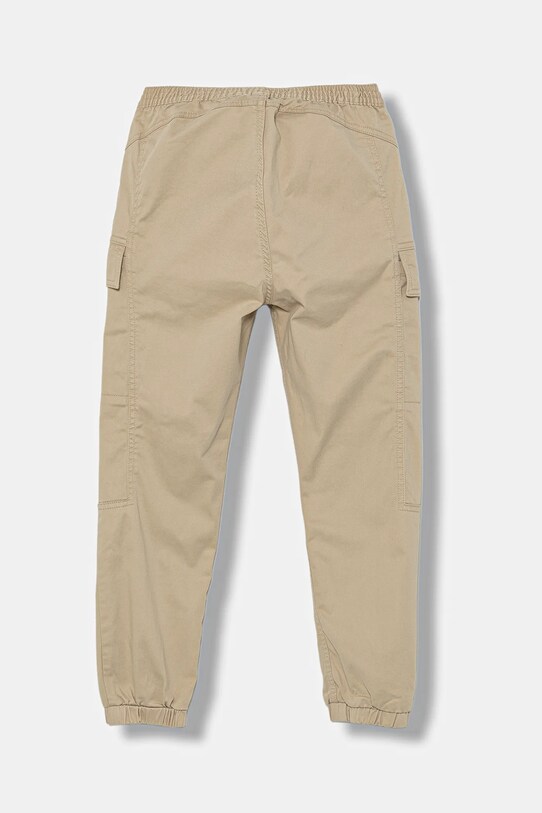 Calvin Klein Jeans spodnie dziecięce CARGO IB0IB02270.9BYA beżowy AW25