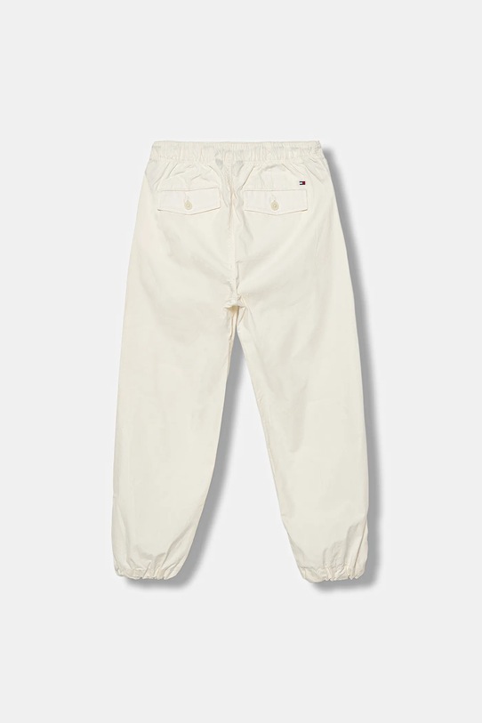 Chłopiec Tommy Hilfiger spodnie bawełniane dziecięce KB0KB09779.9BYA beżowy