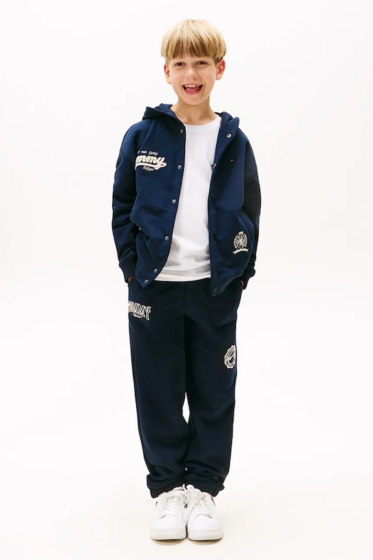 Спортивные штаны Tommy Hilfiger с регуляцией тёмно-синий KB0KB09700.9BYA