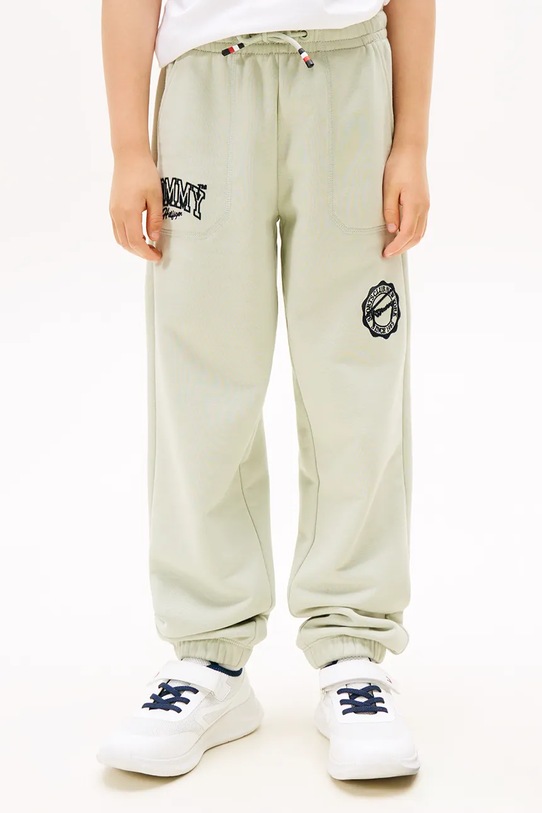Băieți Tommy Hilfiger pantaloni de trening KB0KB09700.9BYA turcoaz