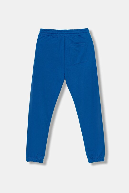 Guess spodnie dresowe bawełniane dziecięce L5YQ11.KAD74.9BYA niebieski AW25