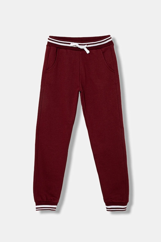 Guess spodnie dresowe dziecięce dzianina bordowy L5YQ17.K0170.9BYA