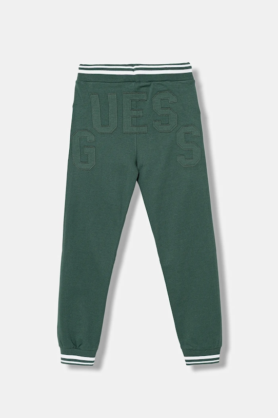 Guess spodnie dresowe dziecięce L5YQ17.K0170.9BYA zielony AW25
