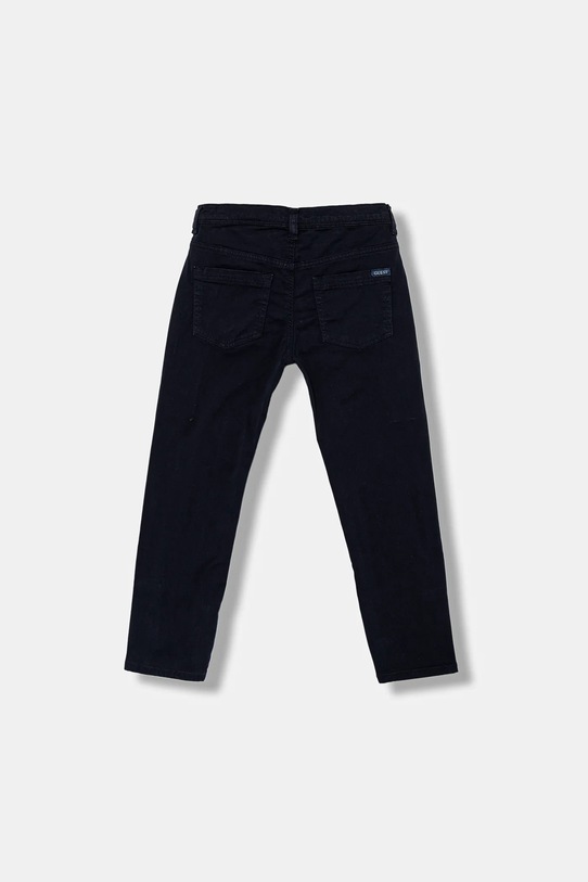 Guess pantaloni de bumbac pentru copii N5YB01.W0160.9BYA bleumarin AW25