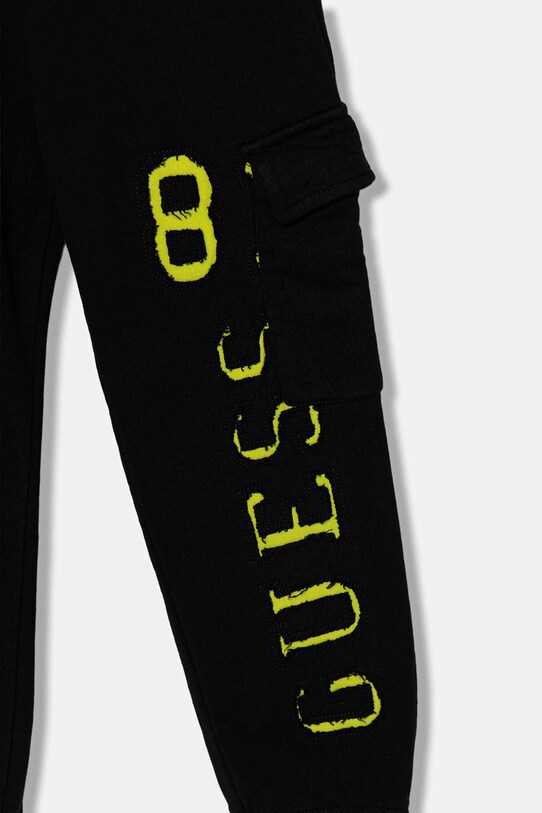 CHLAPEC Dětské tepláky Guess N5YQ13.KAD74.9BYA černá
