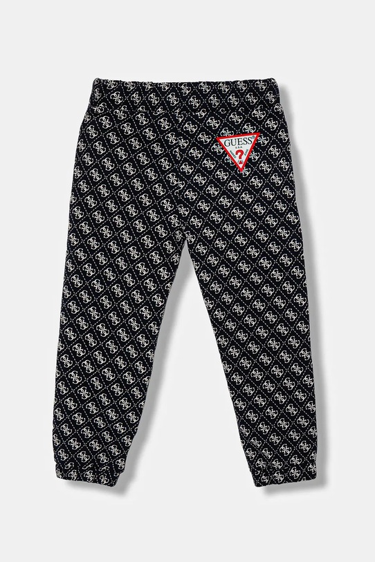 Guess spodnie dresowe bawełniane dziecięce N5YQ15.KA6R4.9BYA granatowy AW25