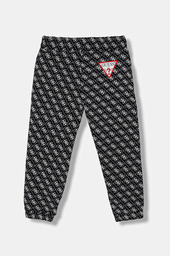 Дитячі бавовняні штани Guess N5YQ15.KA6R4.9BYA темно-синій AW25