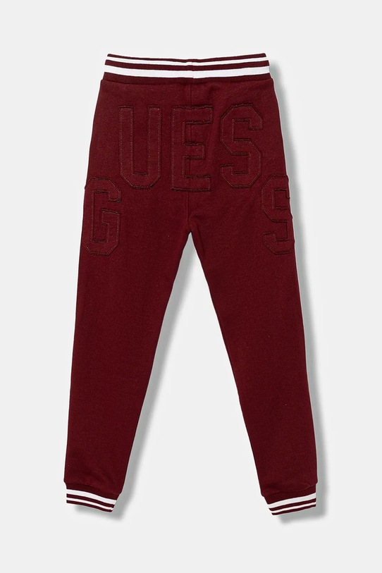 Дитячі спортивні штани Guess N5YQ17.K0170.9BYA бордо AW25