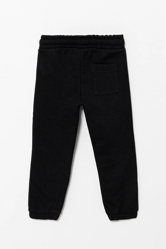 Guess spodnie dresowe bawełniane dziecięce N5YQ18.KAD74.9BYA czarny AW25