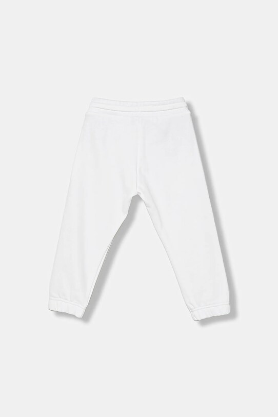Diesel spodnie dresowe bawełniane dziecięce PANTLI TROUSERS J02445 biały AW25