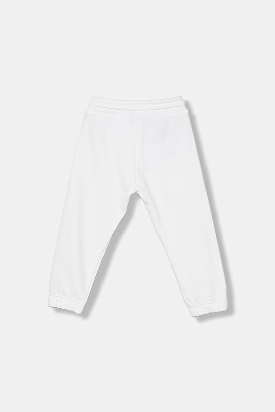 Παιδικό βαμβακερό παντελόνι Diesel PANTLI TROUSERS J02445 λευκό AW25