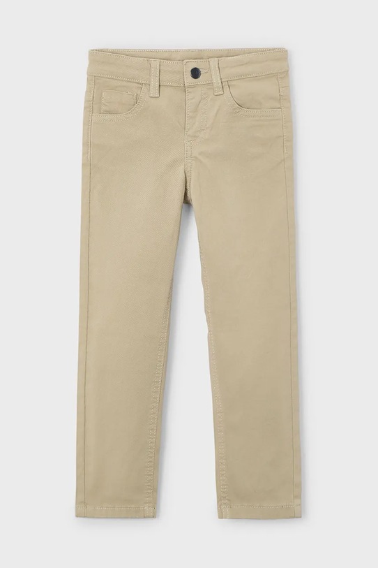 Панталон Mayoral slim fit basic еластичен бежов 517.5A.Mini.9BYA