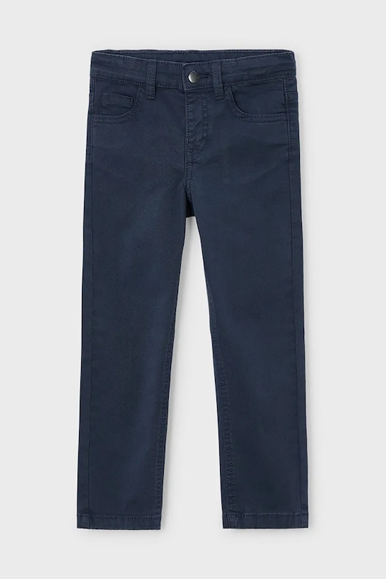 Mayoral pantaloni slim fit basic cu elastan albastru 517.5A.Mini.9BYA
