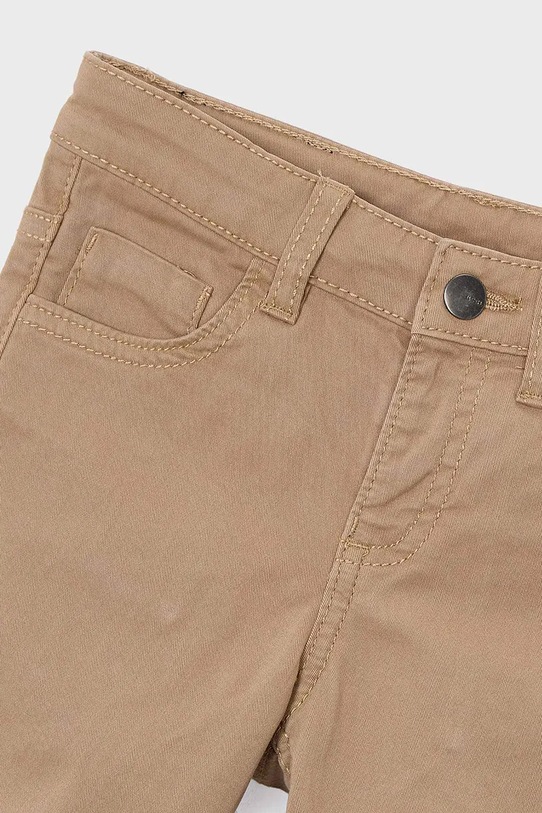 Chłopiec Mayoral spodnie slim fit basic 517.5A.Mini.9BYA brązowy