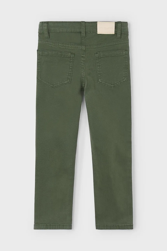 Mayoral pantaloni slim fit basic 517.5A.Mini.9BYA verde AW25