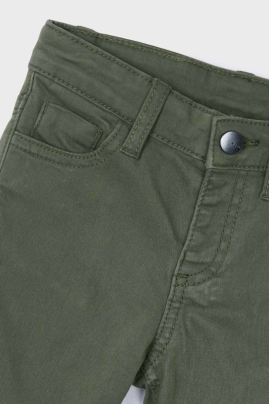 Băieți Mayoral pantaloni slim fit basic 517.5A.Mini.9BYA verde