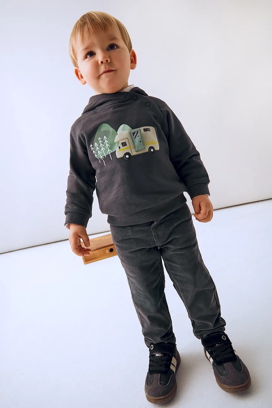 Mayoral spodnie niemowlęce z elastanem czarny 542.3C.Baby.9BYA