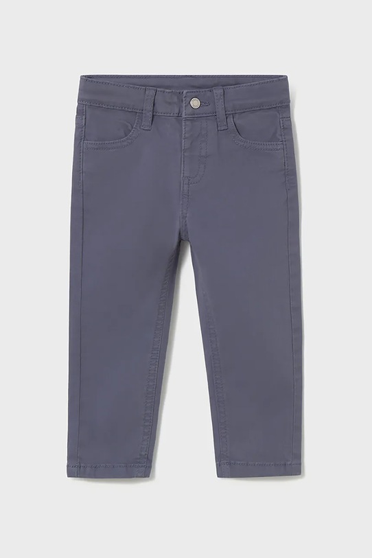 Mayoral pantaloni bebe slim fit basic bumbac albastru 563.3B.Baby.9BYA