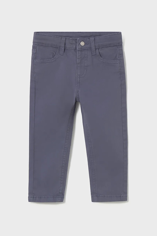 Штани для немовлят Mayoral slim fit basic бавовна блакитний 563.3B.Baby.9BYA
