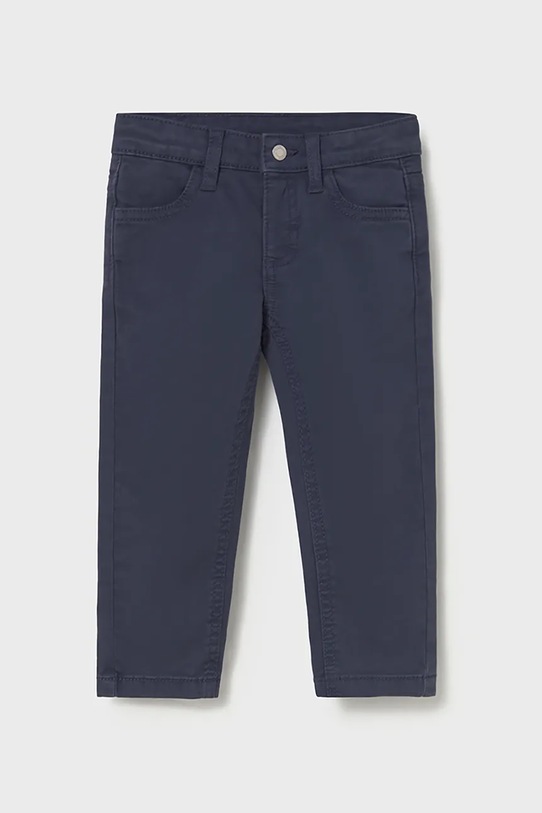 Mayoral spodnie niemowlęce slim fit basic bawełna granatowy 563.3B.Baby.9BYA