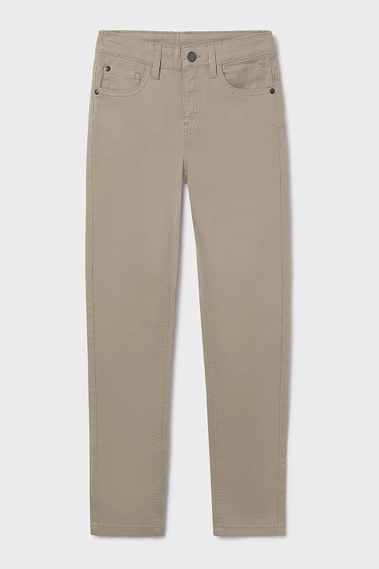 Mayoral pantaloni copii slim fit basic panza bej 582.7D.Junior.9BYA
