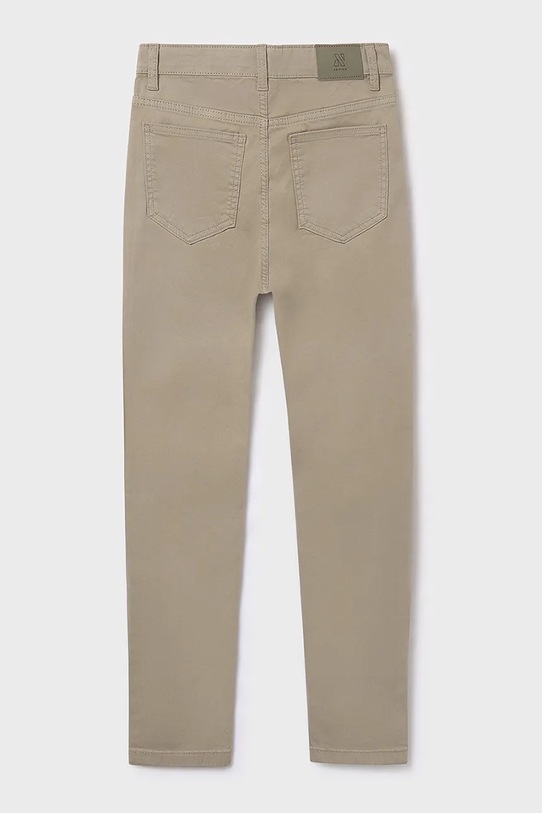 Mayoral spodnie dziecięce slim fit basic 582.7D.Junior.9BYA beżowy AW25
