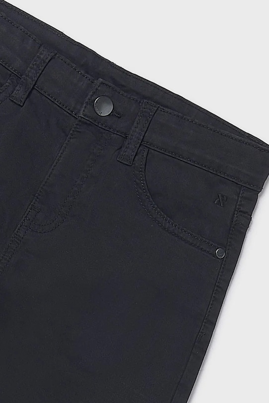Chlapec Detské nohavice Mayoral slim fit basic 582.7D.Junior.9BYA čierna