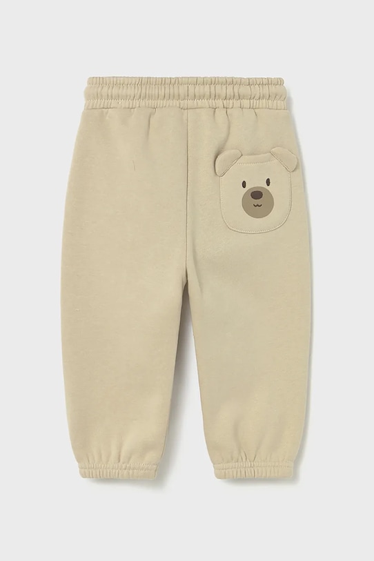 Băieți Mayoral pantaloni de trening pentru copii 2504.3A.Baby.9BYA bej
