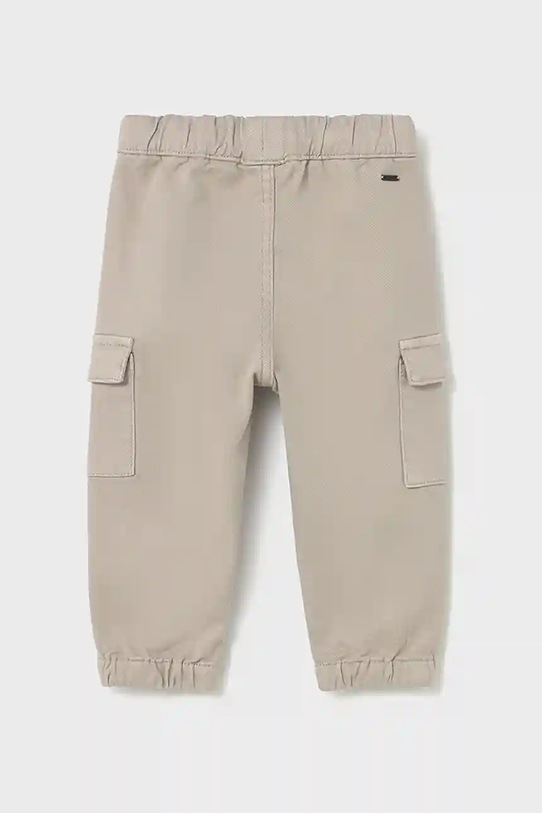 Дитячі штани Mayoral Joggery cargo 2506.3C.Baby.9BYA коричневий AW25