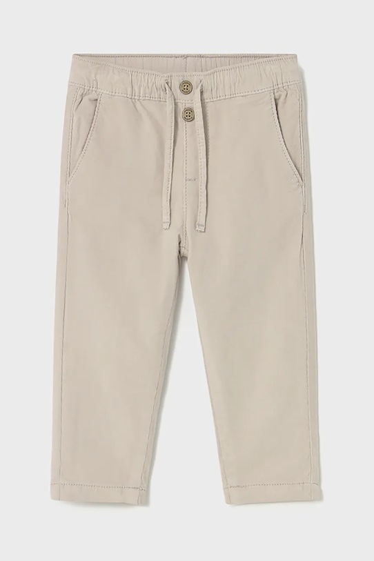 Mayoral pantaloni din catifea pentru copii panza bej 2507.3C.Baby.9BYA