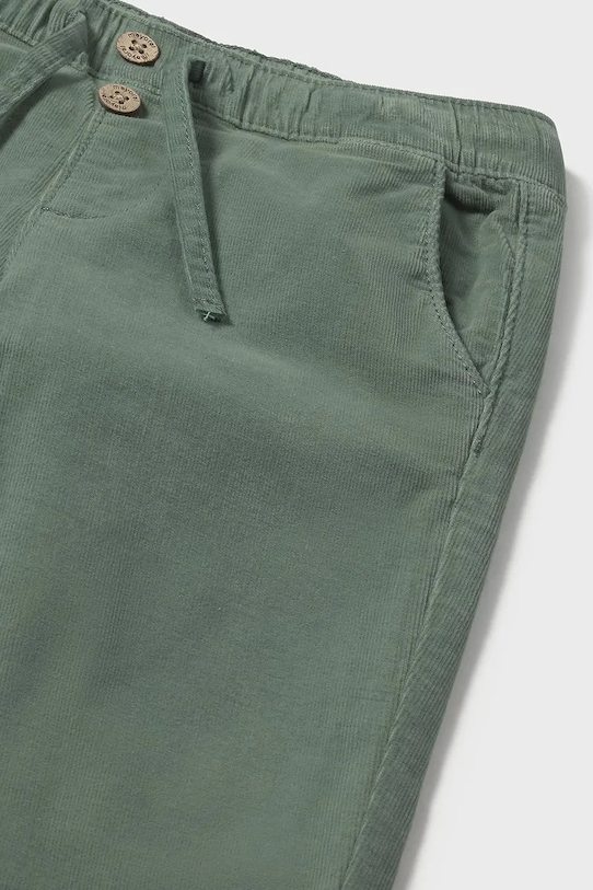 Mayoral pantaloni din catifea pentru copii verde 2507.3C.Baby.9BYA