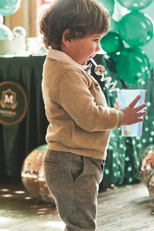 Mayoral spodnie niemowlęce dzianina szary 2511.3F.Baby.9BYA