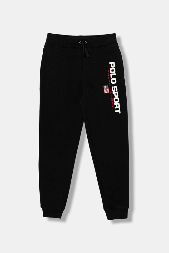 Παιδικό φούτερ Polo Ralph Lauren πλεκτό ύφασμα μαύρο 323962123007