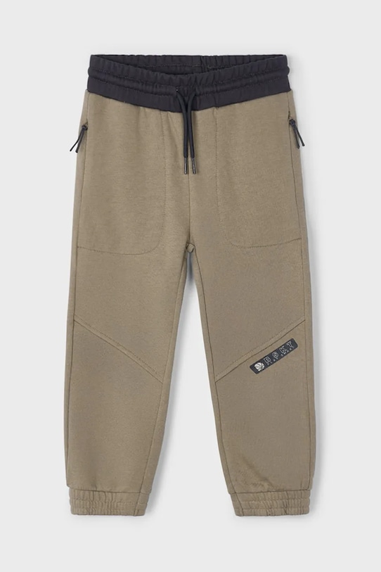 Mayoral pantaloni de trening pentru copii 4559.5B.Mini.9BYA verde AW25