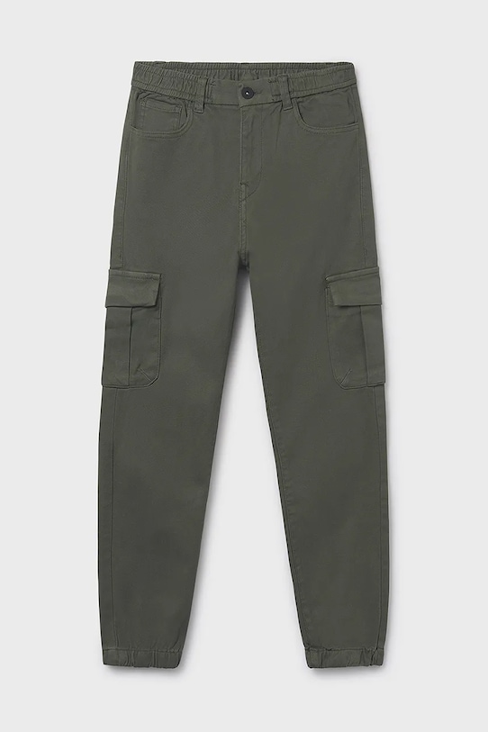 Mayoral pantaloni copii cu elastan verde 7559.7A.Junior.9BYA