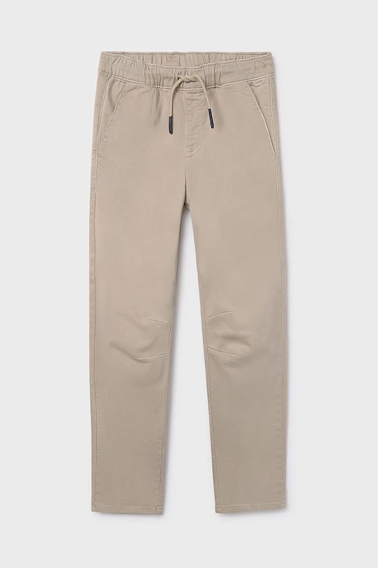 Παιδικό παντελόνι Mayoral soft jogger 7563.7B.Junior.9BYA μπεζ AW25