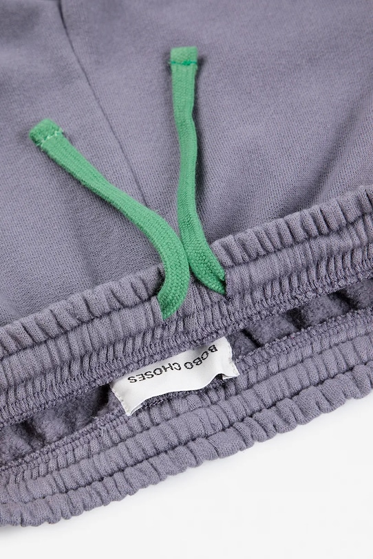 Detské bavlnené tepláky Bobo Choses 225AC138 sivá