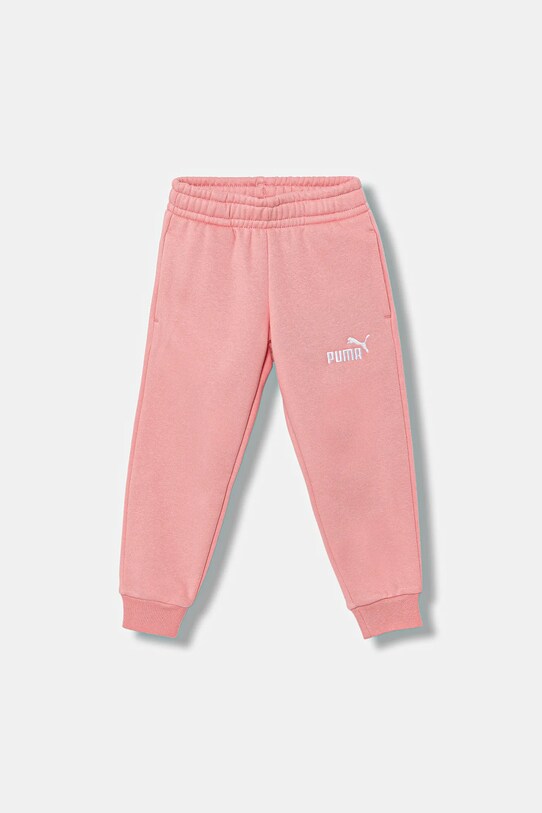 Otroški spodnji del trenirke Puma ESS No. 1 Logo Sweatpants FL PS Pletenina roza 684933