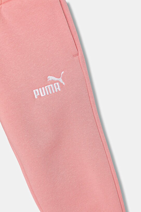 Dečki Otroški spodnji del trenirke Puma ESS No. 1 Logo Sweatpants FL PS 684933 roza