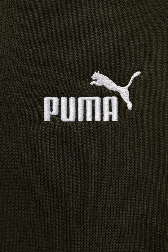 Chłopiec Puma spodnie dresowe dziecięce ESS BLOCK Sweatpants FL B 690782 zielony