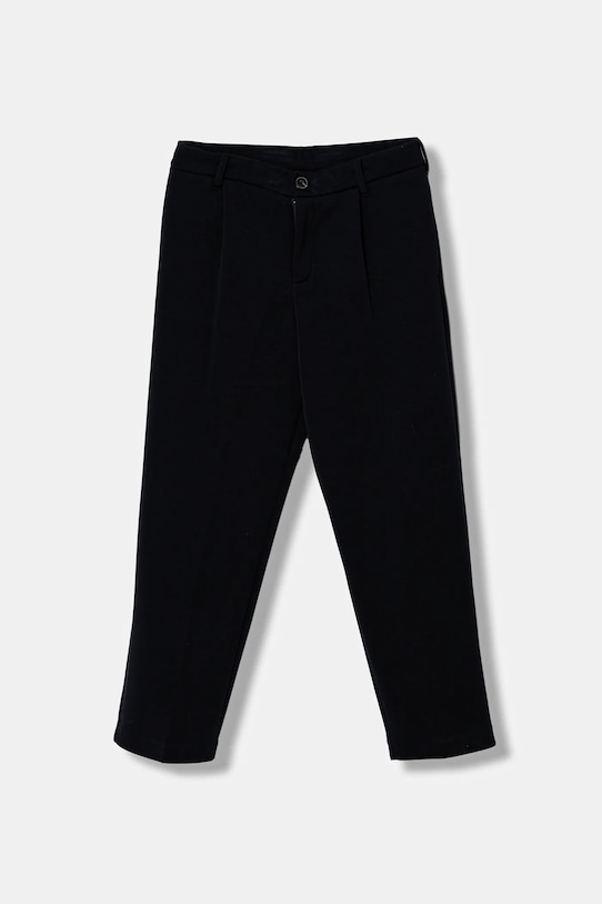 Emporio Armani spodnie dziecięce z elastanem granatowy EB000543.AF16254