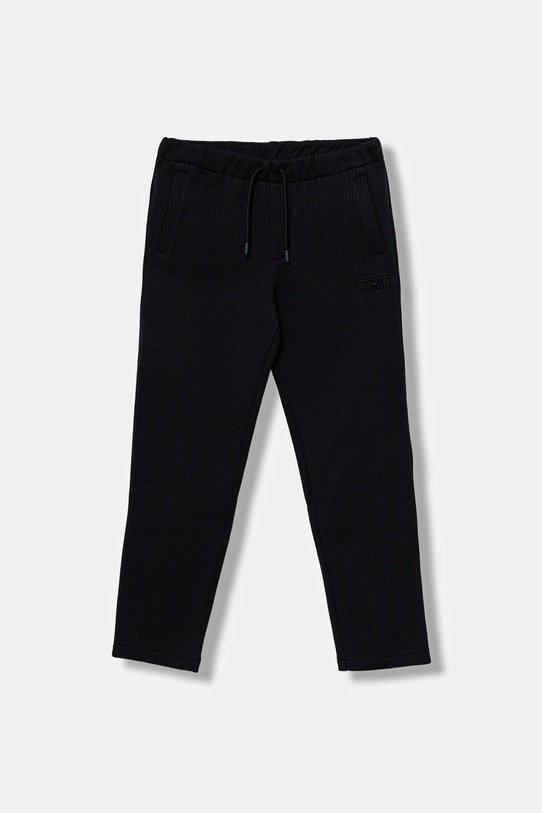 Otroški spodnji del trenirke Emporio Armani Pletenina mornarsko modra EB000464.AF16392