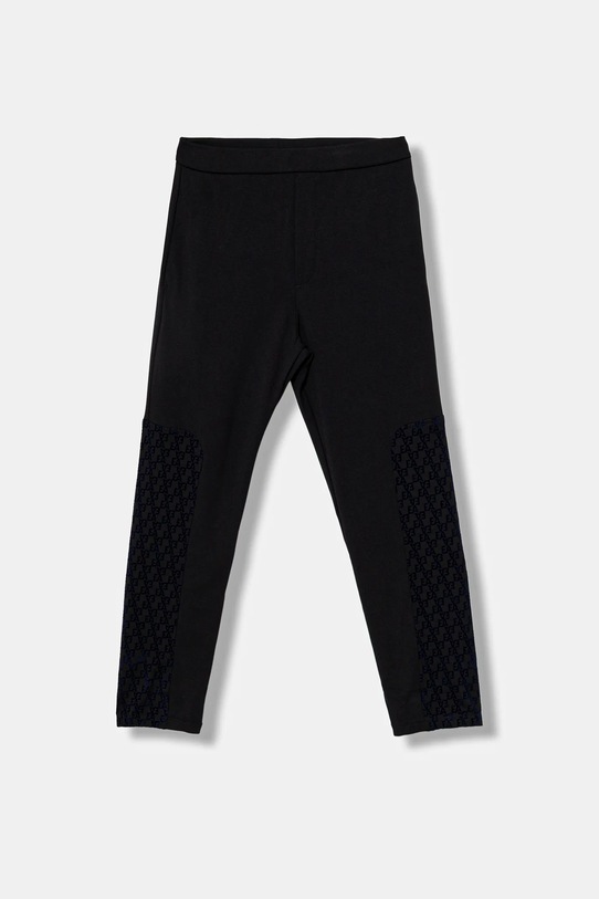 Otroški spodnji del trenirke Emporio Armani Pletenina mornarsko modra EB000532.AF16154