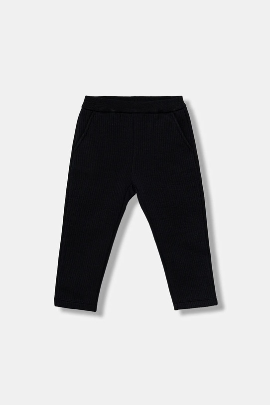 Otroški spodnji del trenirke Emporio Armani Pletenina mornarsko modra EB000475.AF16392